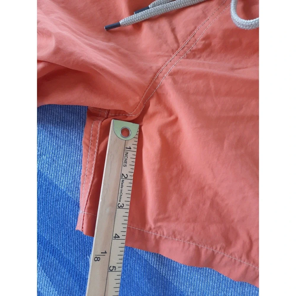 Polo Ralph Lauren Mens Orange Swim Trunks Board Shorts Pony Logo Medium